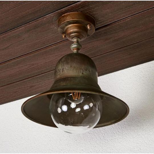 vonkajsie medeny stropny lampa kupelna lampa vodotesny zahradne osvetlenie moretti luce lampy rustikalne lameridiana stenne lampy klasicky vintage mediteransky chata balaton antik patina.jpg